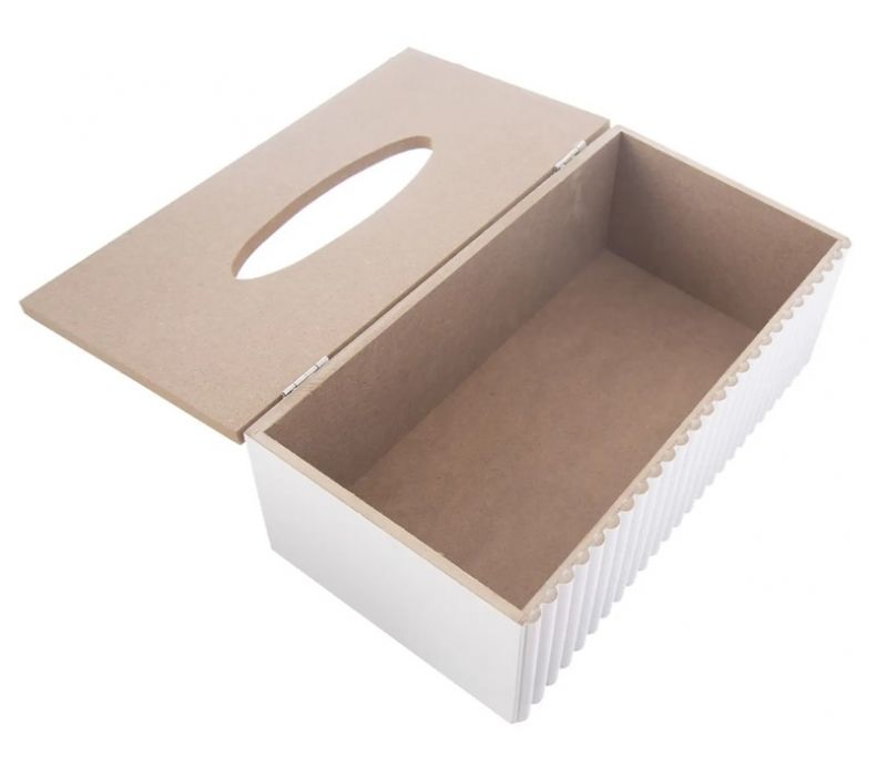 Kinekus Zásobník na skladané papierové vreckovky, MDF, mix