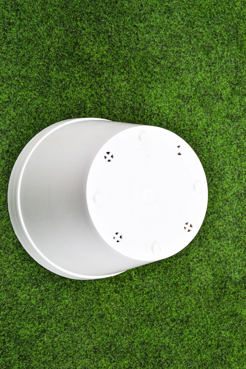 Kinekus Kvetináč plastový, priemer 26cm, biely