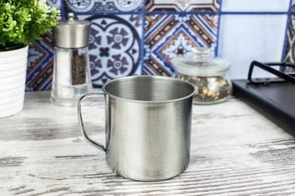 Kinekus Hrnček nerezový 650ml, priemer 10cm