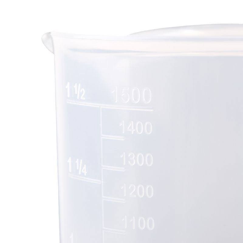 Kinekus Plastová odmerka, 1,5L, natur