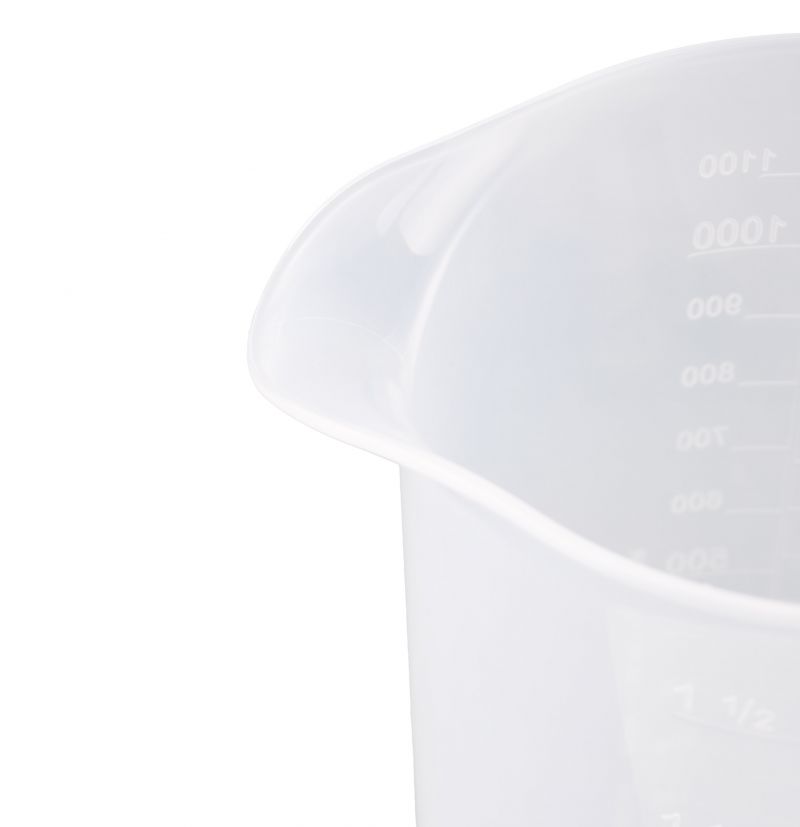Kinekus Plastová odmerka, 1,5L, natur