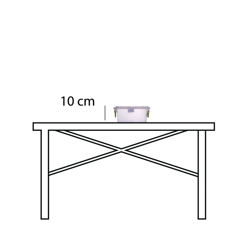 Kinekus Box STRONG 1,5L, plastový, 21x14x10cm