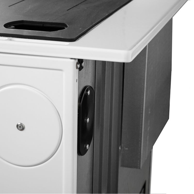 THORMA Sporák EKONOM 85/FIKO DeLuxe, 7kW, biely, pravý