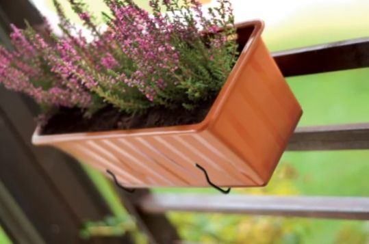 Kinekus Truhlík plastový, dĺžka strany 100cm, AGRO, terakota