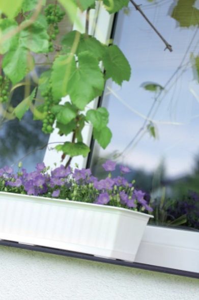 Kinekus Truhlík plastový, dĺžka strany 100cm, AGRO, hnedý