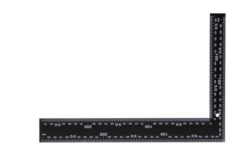 uholník čierny 300x200mm oceľový