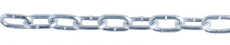 reťaz hospodárska 4x21mm / 40m krátka D1 DIN 5685 A Zn