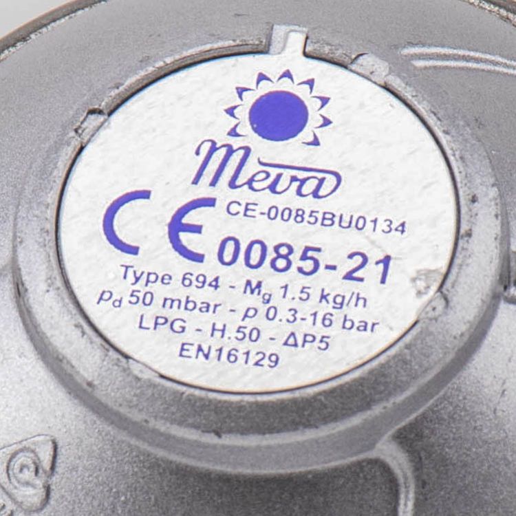 MEVA Regulátor tlaku 50mbar trn