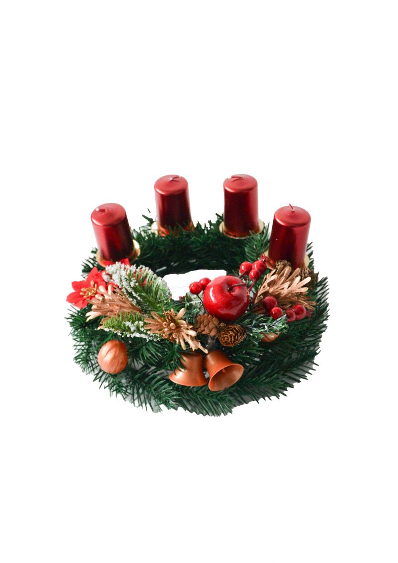 Kinekus Adventný veniec, mix dekorov