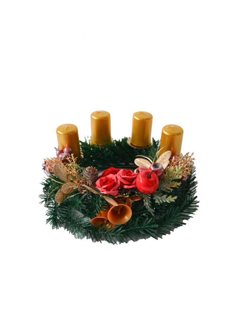 Kinekus Adventný veniec, mix dekorov