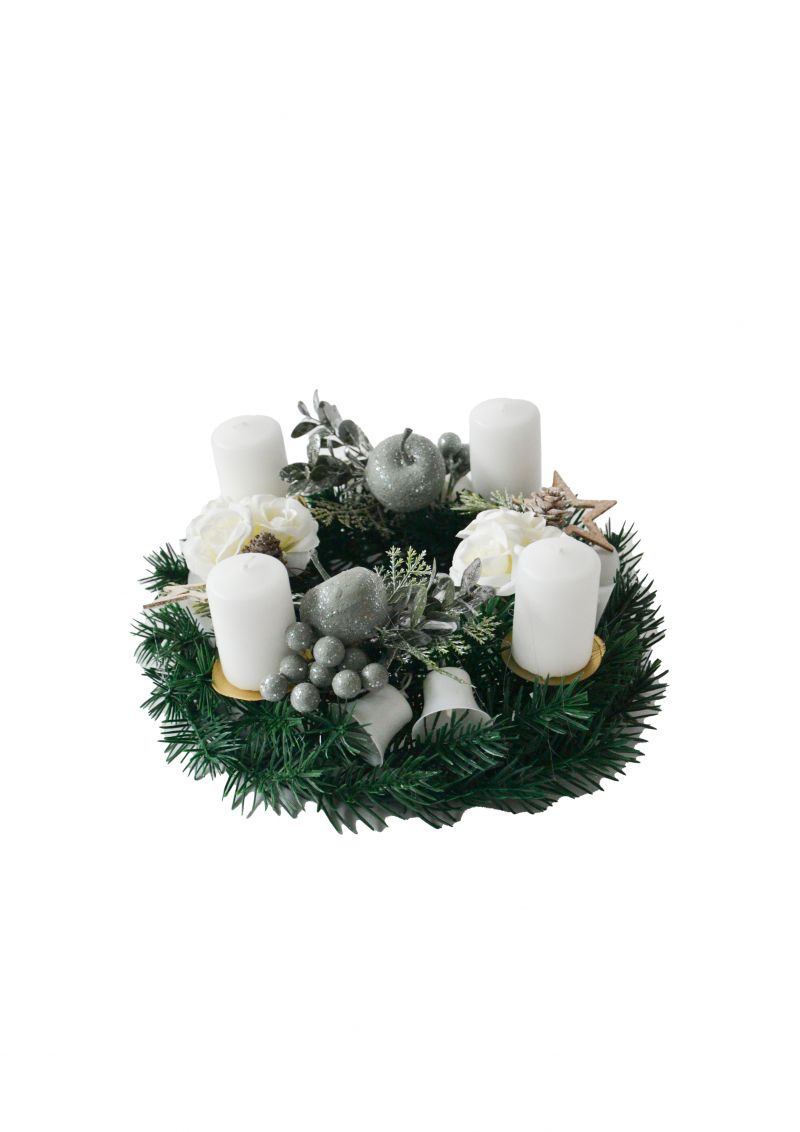 Kinekus Adventný veniec, mix dekorov