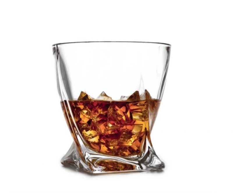 Kinekus Pohár 340ml na whisky QUADRO BOHEMIA, sada 6ks