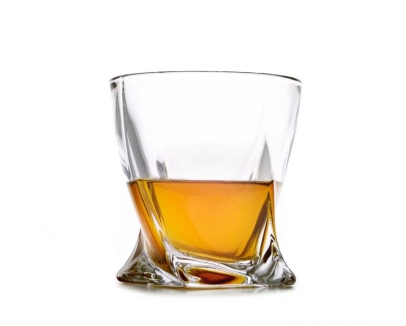 Kinekus Pohár 340ml na whisky QUADRO BOHEMIA, sada 6ks