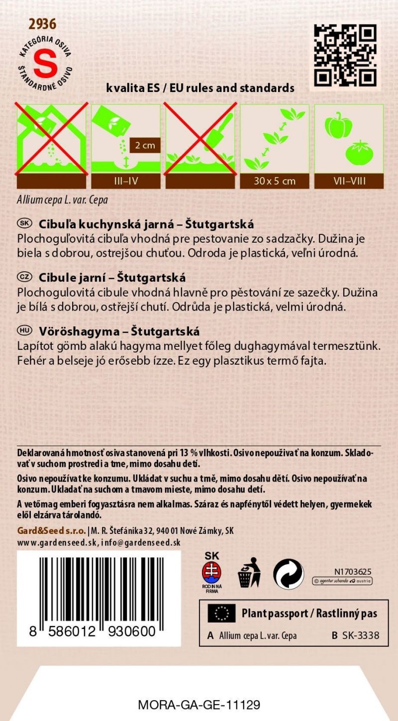 Kinekus Cibuľa štutgarstská jarná žltá