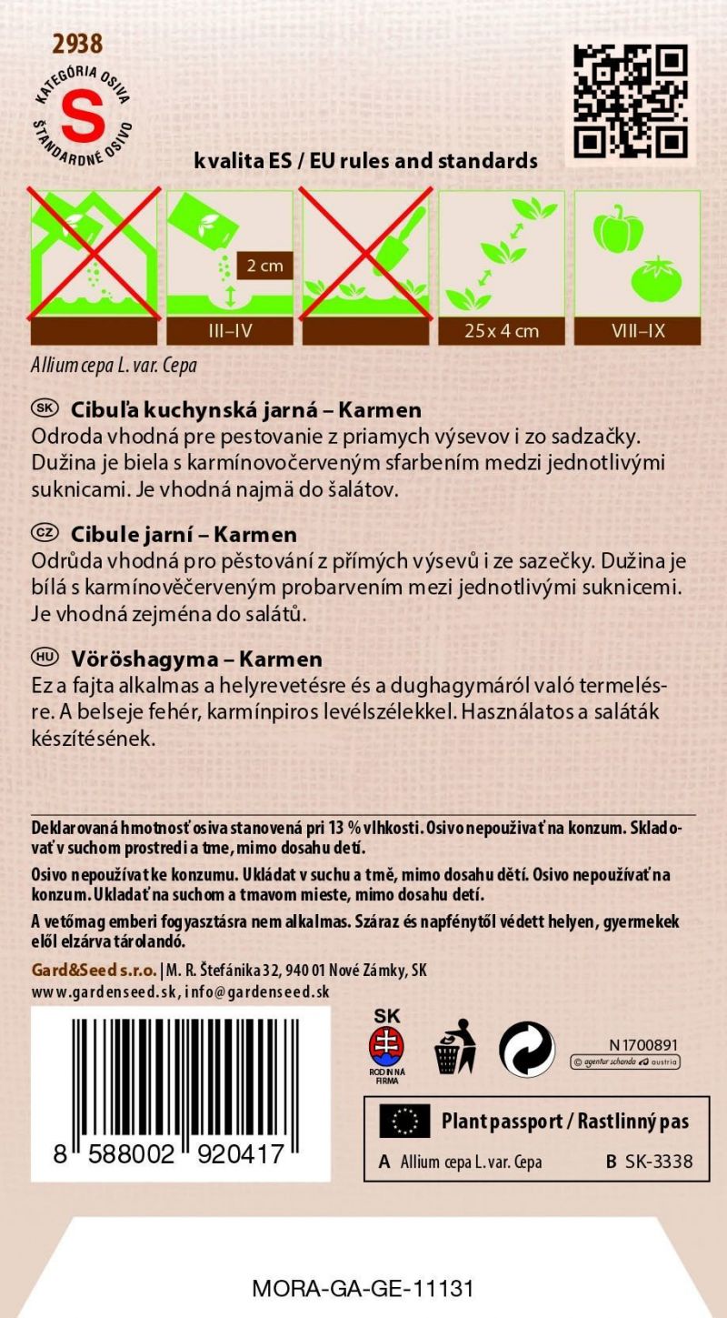 Kinekus Cibuľa jarná červená KARMEN