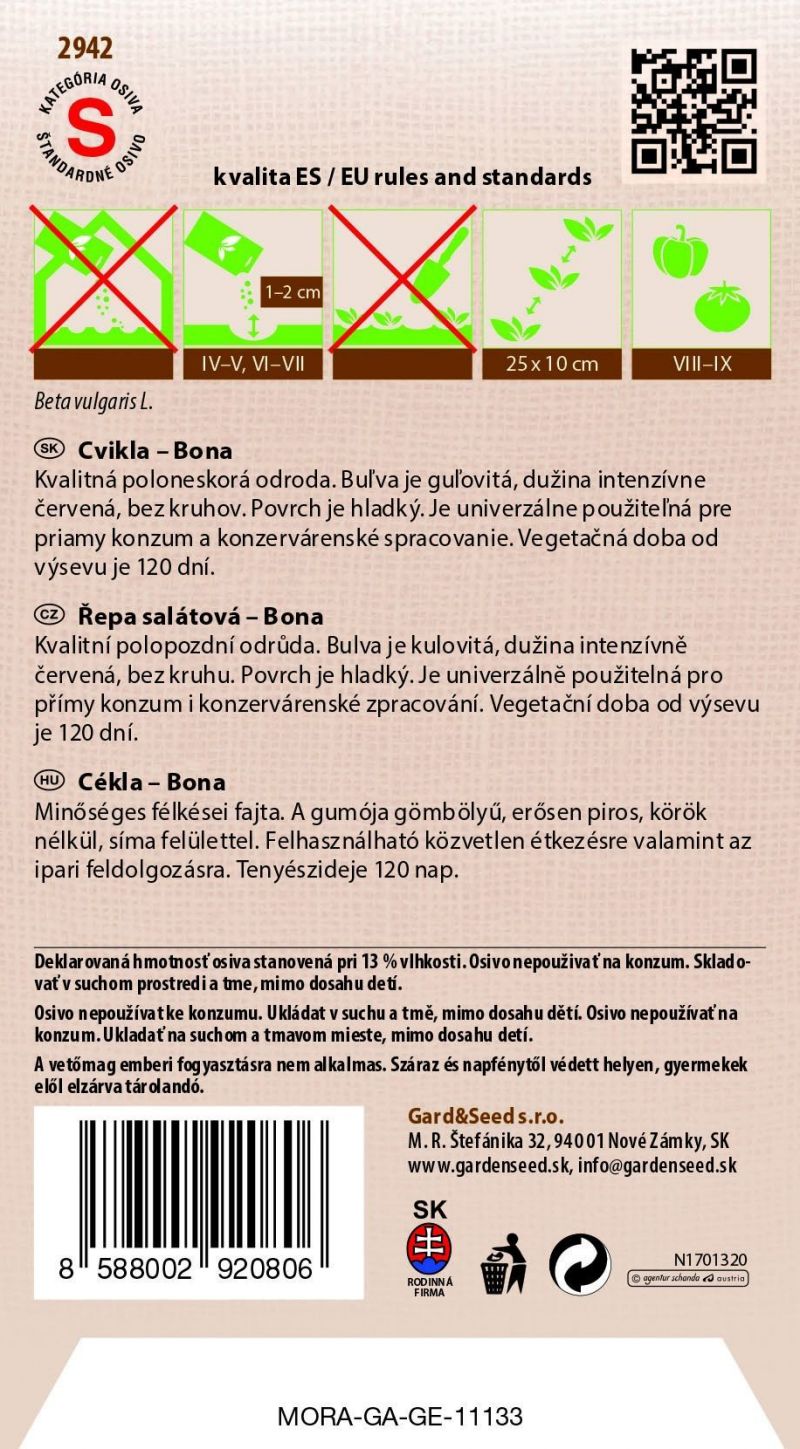 Kinekus Cvikla guľatá BONA