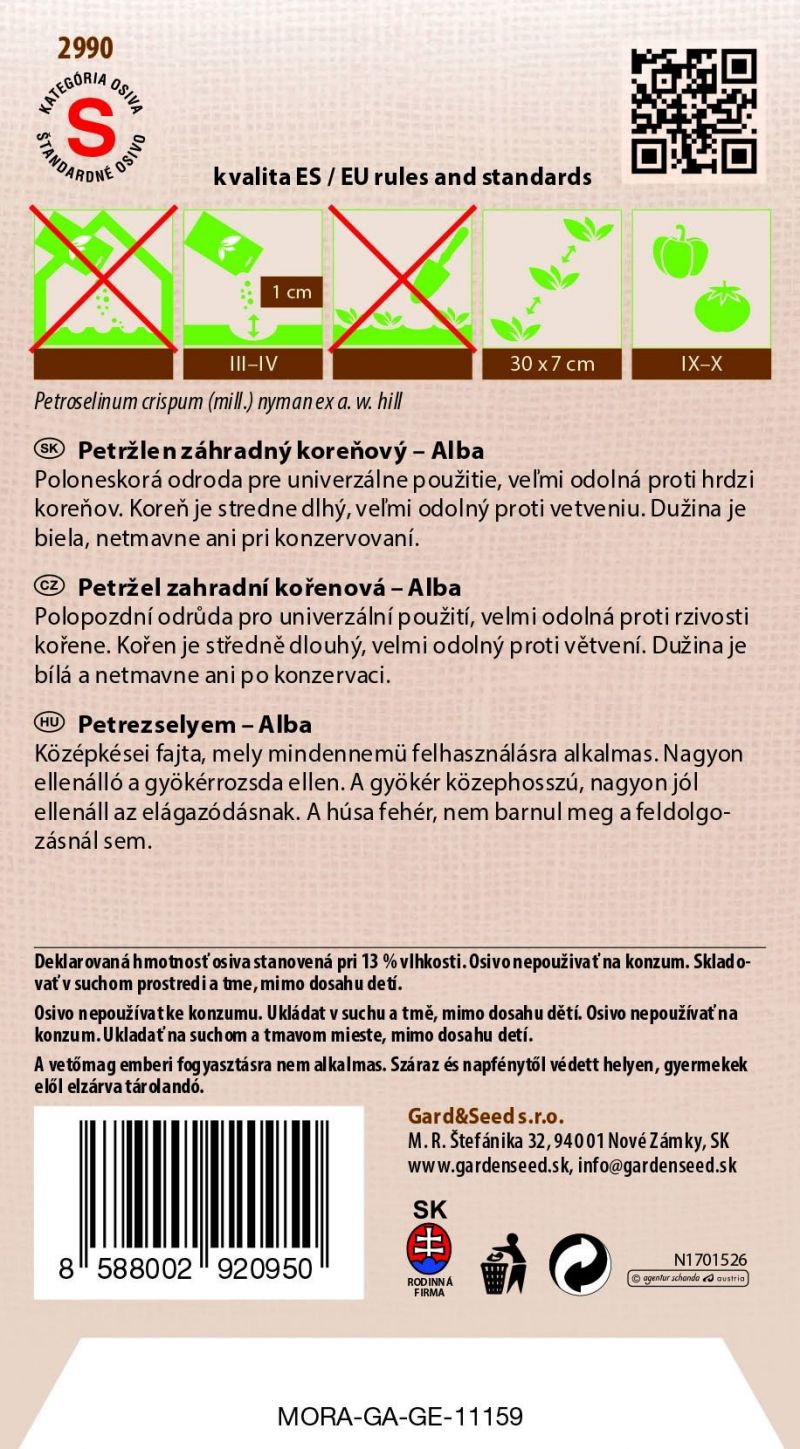 Kinekus Petržlen ALBA (koreňový)