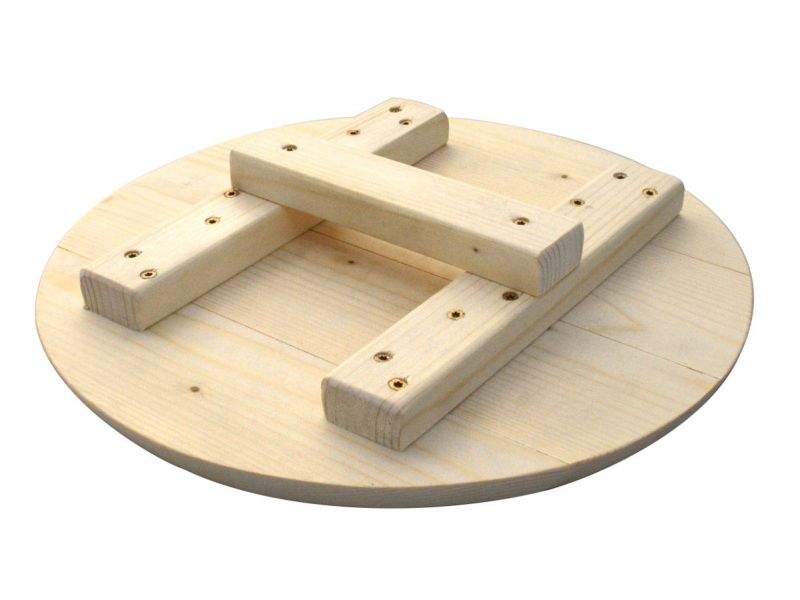 Kinekus Pokrievka priemer 35,5cm, drevená, na 10L a 12L kotol, smalt