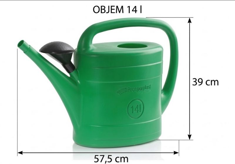 Krhla plastová, zelená, 14L