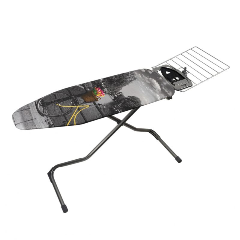 Doska žehliaca MONO, 120x42cm, s elektrickou zásuvkou, mix farieb
