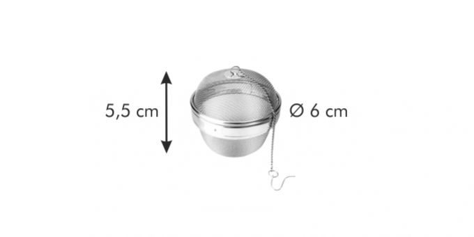 Kinekus Čajítko košík vyvárací, Grand CHEF, priemer 6cm