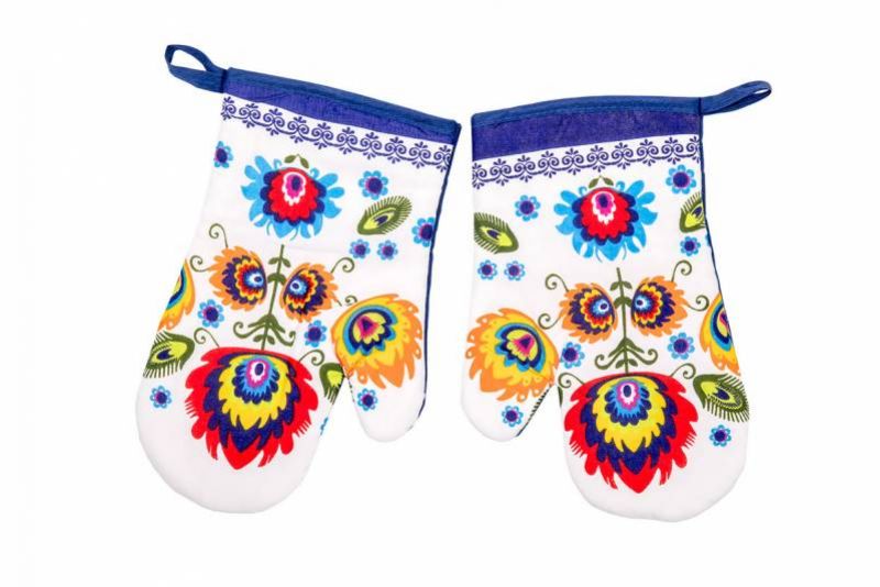 Kinekus Chňapka kuchynská, motív folklór, 2ks, sada s magnetom