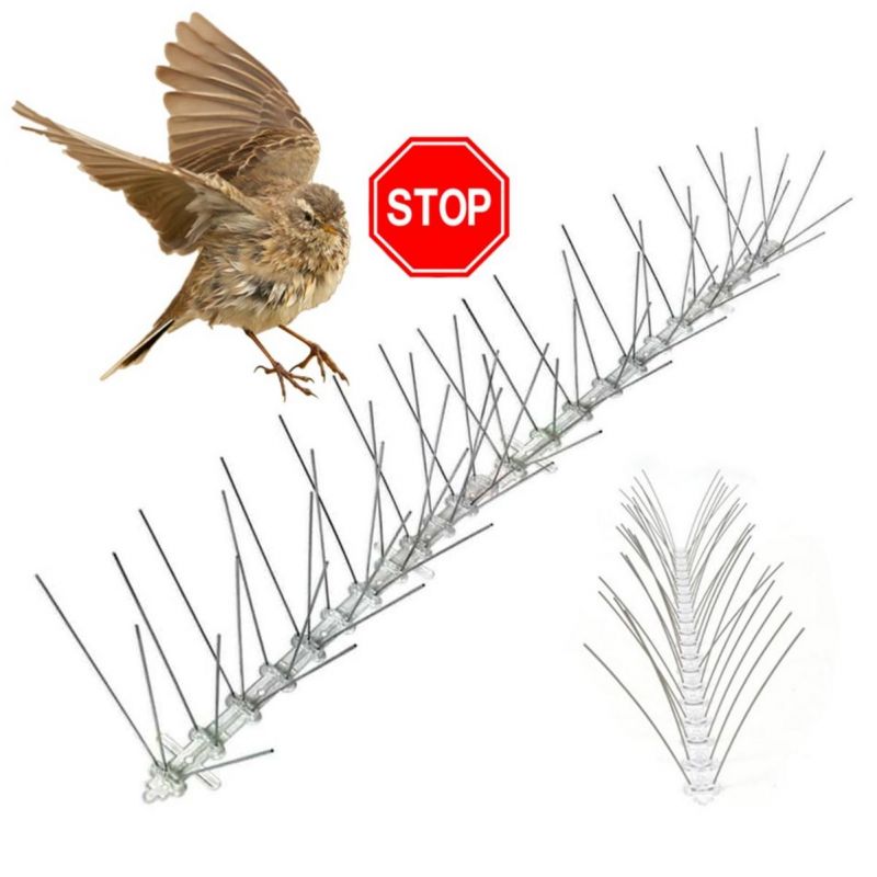Kinekus Hroty proti vtákom, rozmery 50cmx10cm, 40 hrotov, nerezové