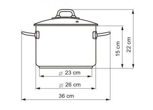 KOLIMAX ČR Hrniec nerez s pokrievkou 6,5l, 26cm, PROFESSIONAL Kolimax