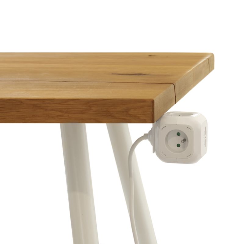 EMOS Rozbočovacia kocka s predlžovacím prívodom – 4 zásuvky + 2× USB, 1,9m