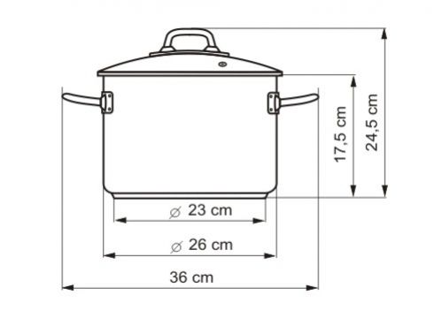 KOLIMAX ČR Hrniec nerez s pokrievkou 8l, 26cm, PROFESSIONAL Kolimax