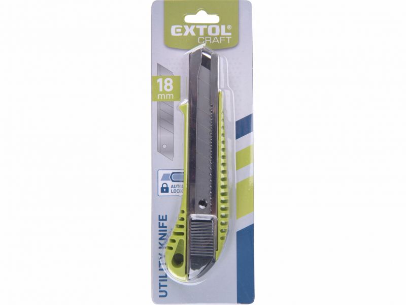 EXTOL CRAFT Nôž lamaci 18mm kov/plast autostop xxx