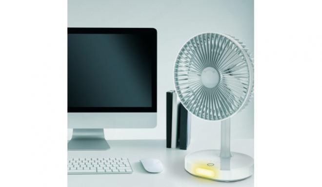Ventilátor prenosný akumulátorový 19cm s batériou 3000mAh foto3