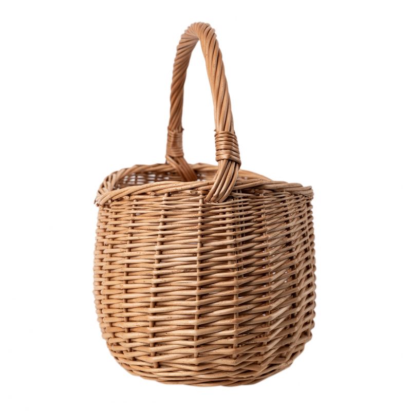 Kinekus Košík prútený 40x24xH15 cm, HH35 cm oválny