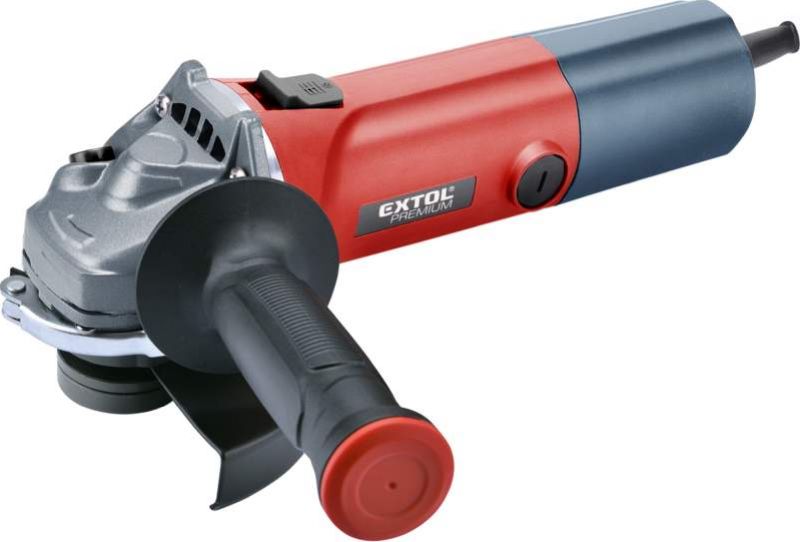 EXTOL PREMIUM Brúska uhlová, príkon 850W, priemer 125mm, regulácia otáčok, bezpečnostný spínač
