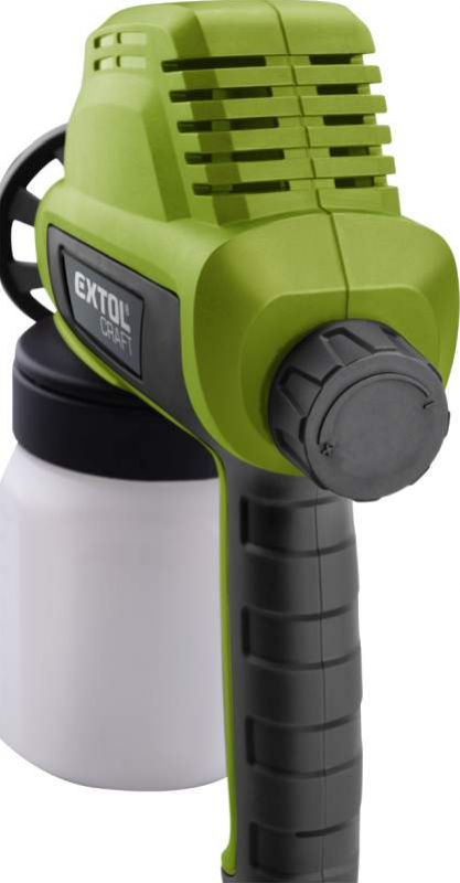 EXTOL CRAFT EXTOL Pištoľ striekacia, príkon 110W, nádobka 800ml, 300ml/min, tryska 0,8mm