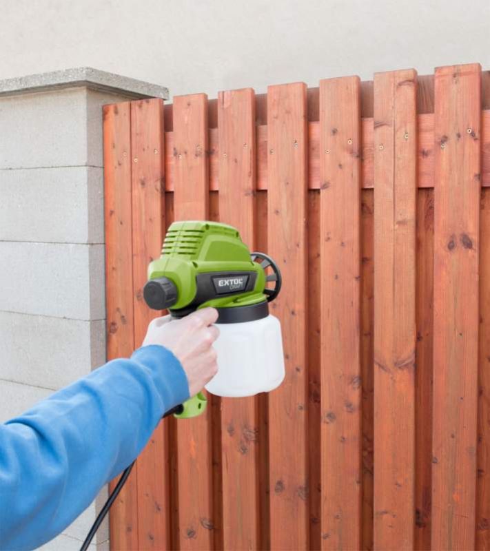 EXTOL CRAFT EXTOL Pištoľ striekacia, príkon 110W, nádobka 800ml, 300ml/min, tryska 0,8mm