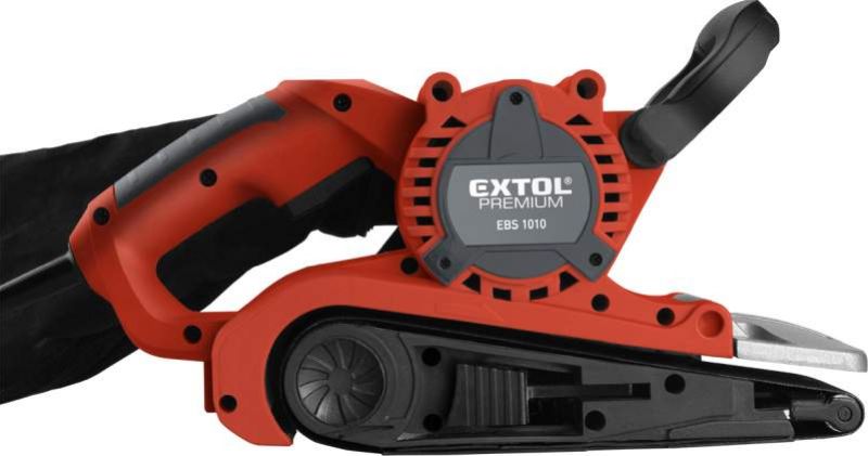 EXTOL PREMIUM Pásová brúska, príkon 1010 W, rýchlosť pásu 120-380 m/min.,  brúsny pás 533 x 76 mm