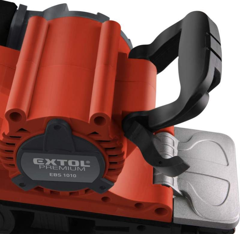 EXTOL PREMIUM Pásová brúska, príkon 1010 W, rýchlosť pásu 120-380 m/min.,  brúsny pás 533 x 76 mm