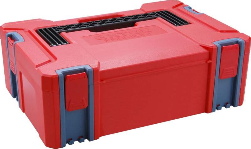 EXTOL PREMIUM Sada elektronáradia v kufríku: aku vŕtačka 2x12V Li-ion, 1,3Ah a uhlová brúska 125 mm