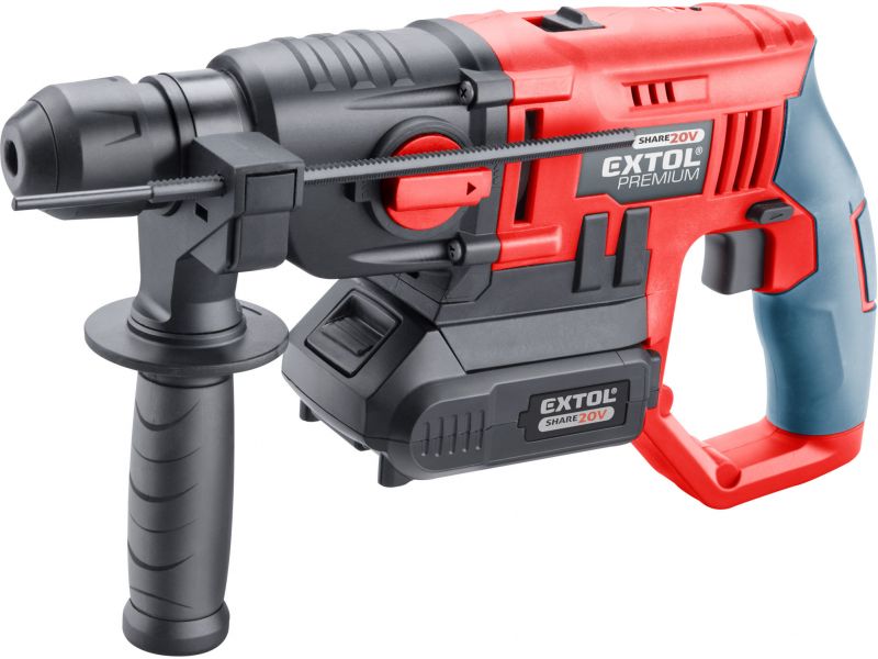 EXTOL PREMIUM Kladivo aku vŕtacie 20V SDS+ 1,2J 1x2Ah li-ion rýchlonab.