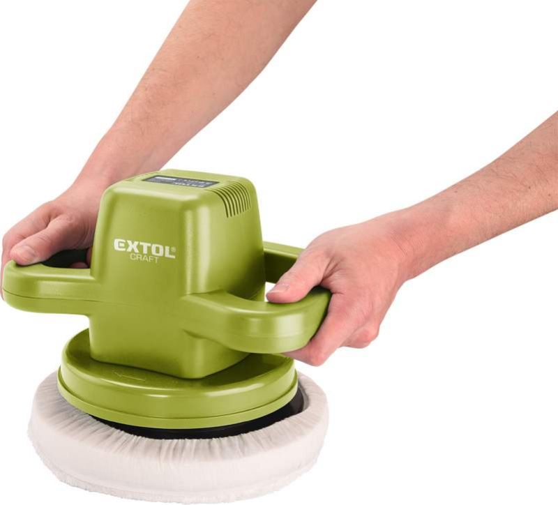 EXTOL CRAFT Elektrická leštička, príkon 140 W, priemer 240 mm, 3300 ot/min.