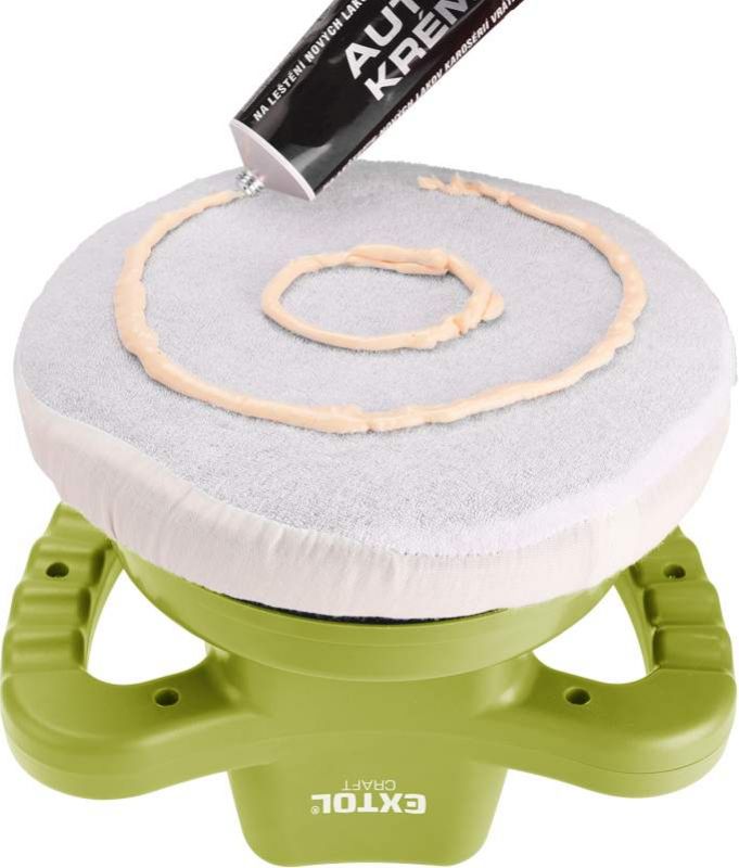 EXTOL CRAFT Elektrická leštička, príkon 140 W, priemer 240 mm, 3300 ot/min.