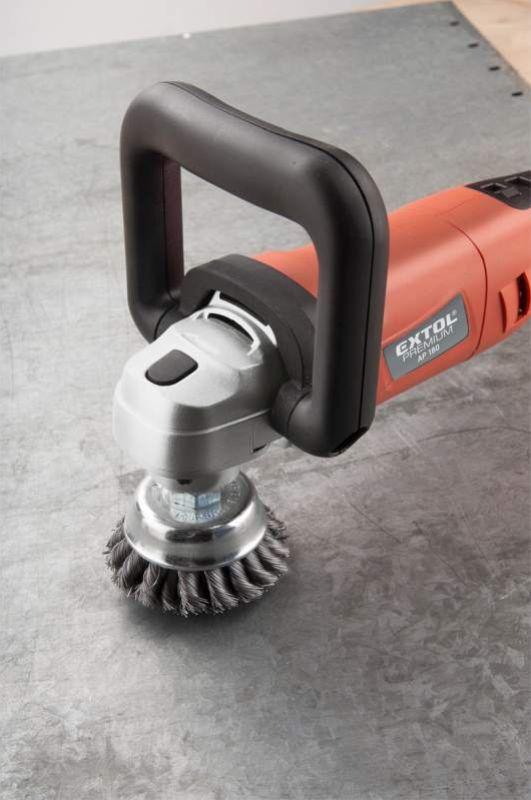 EXTOL PREMIUM Uhlová leštička AP180, priemer 180 mm, príkon 1100 W