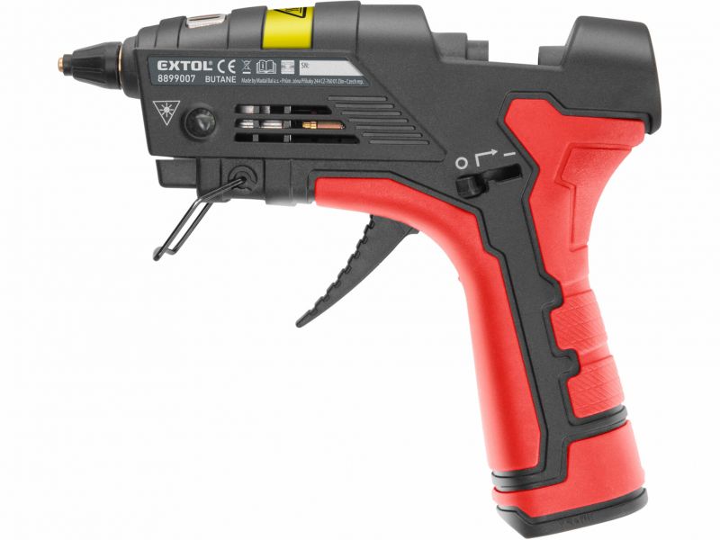 EXTOL PREMIUM EXTOL Lepiaca tavná plynová pištoľ, 11 mm tyčinky, pracovný čas 60-90 min.