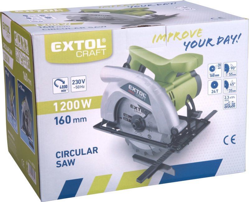 EXTOL CRAFT Píla kotúčová 1200W, kotúč 160mm