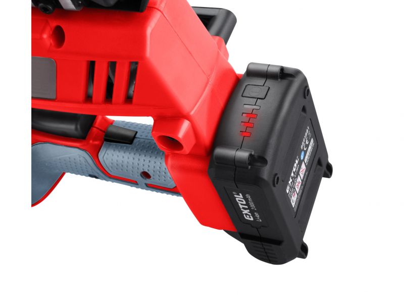 EXTOL PREMIUM Akumulátorová klincovačka / sponkovačka Share 20V, 1x 2Ah Li-ion, 2,4 A nabíjačka, klince 40 mm, spony 50 mm