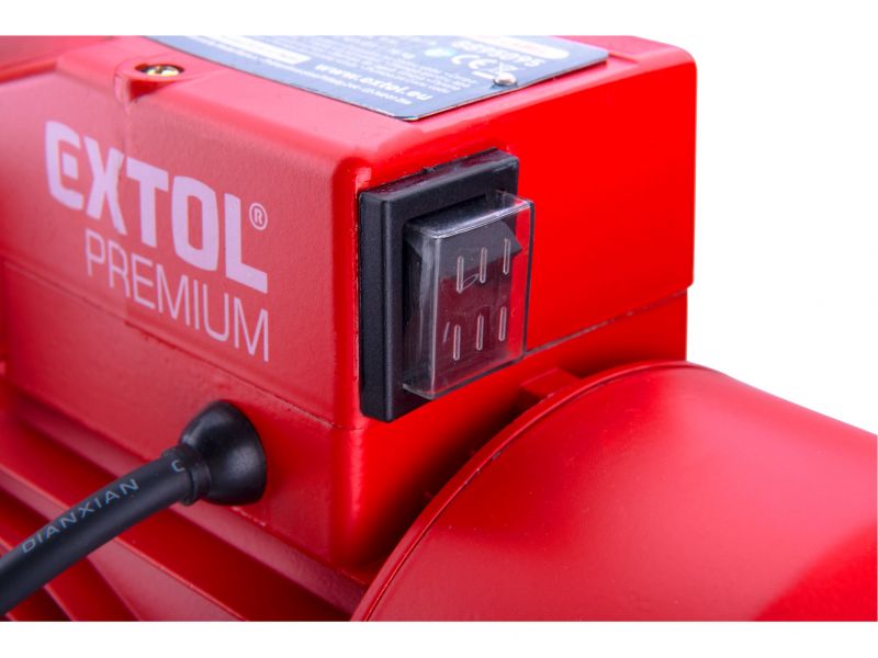 EXTOL PREMIUM Domáca vodáreň, príkon 750 W, max. prepravný objem 5270 l/hod., max. výtlačná výška 44 m, objem nádrže 19 l