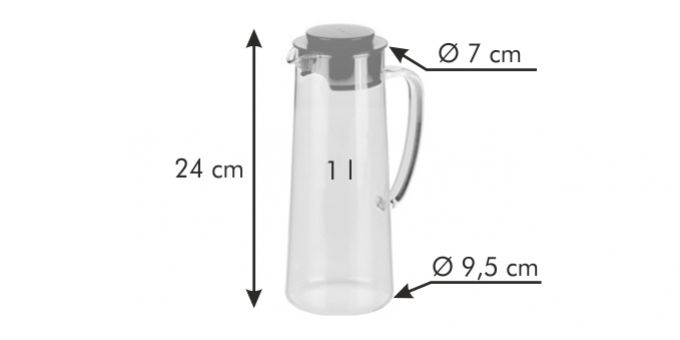 Kinekus Džbán do chladničky TEO 1.0 l