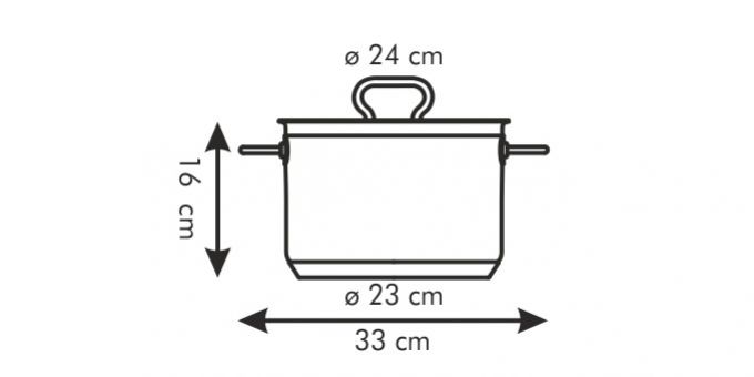 Kinekus Hrniec HOME PROFI s pok. o24 cm, 7.0l