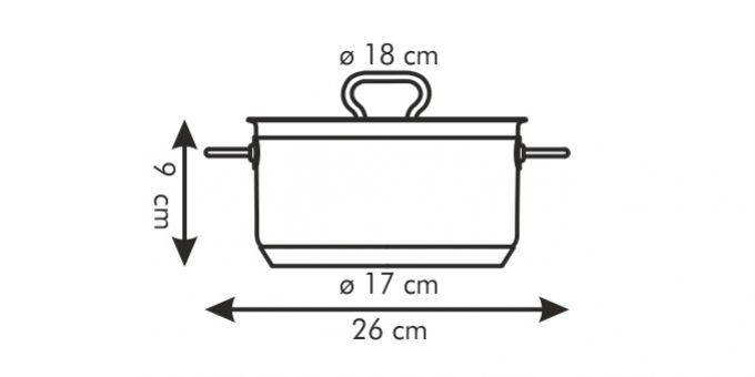 Kinekus Kastról HOME PROFI s pok.  o 18 cm 2.0l